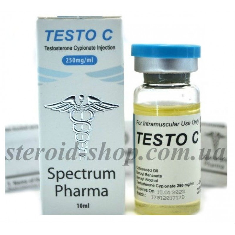 Тестостерон Ципионат Spectrum Pharma 10 ml, Testo C в Интернет магазин анаболических стероидов Steroid-shop.in.ua