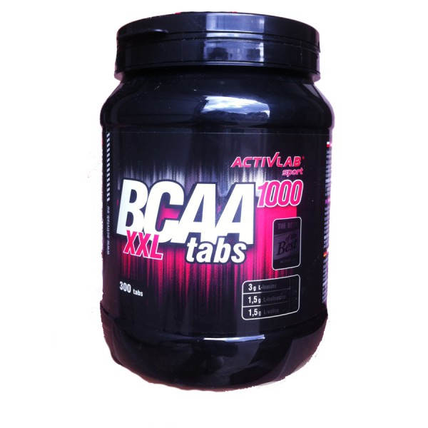 BCAA 1000 XXL TABS ActivLab 300 tab. Чистые 2:1:1