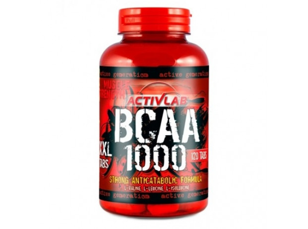BCAA 1000 ActivLab 120 tab. Чистые 2:1:1
