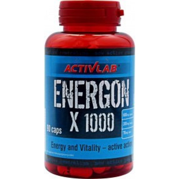 ENERGON X 1000 ActivLab 90 cap. Комплексный энергетик