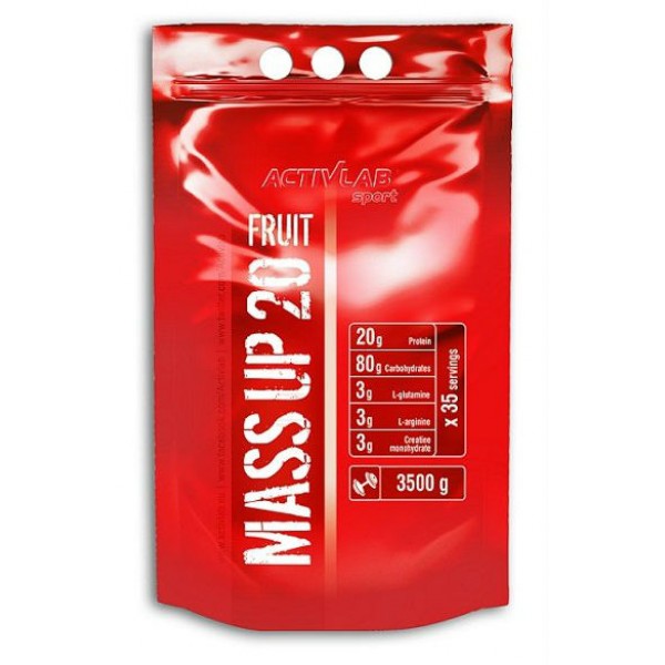 Mass Up 20 Gainer ActivLab 3500 g, Низкобелковый