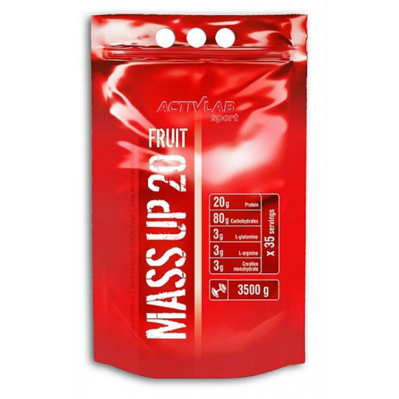 Mass Up 20 Gainer ActivLab 3500 g, Низкобелковый в Интернет магазин анаболических стероидов Steroid-shop.in.ua
