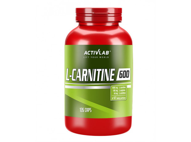 L-CARNITINE 600 ActivLab 135 cap. with L-ornithine and L-arginine
