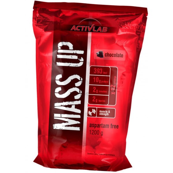 Mass Up Gainer ActivLab 1200 g, Низкобелковый
