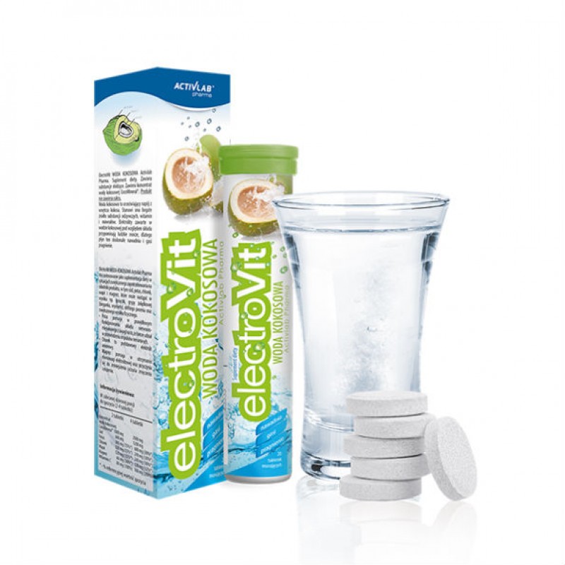 ELECTROVIT Coconut Water ActivLab 20 tab. Изотоник в Интернет магазин анаболических стероидов Steroid-shop.in.ua