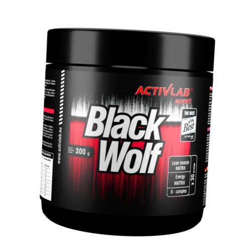 Black Wolf ActivLab 300 g, Комплексный энергетик в Интернет магазин анаболических стероидов Steroid-shop.in.ua