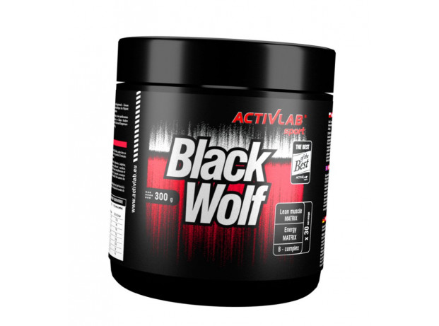 Black Wolf ActivLab 300 g, Комплексный энергетик