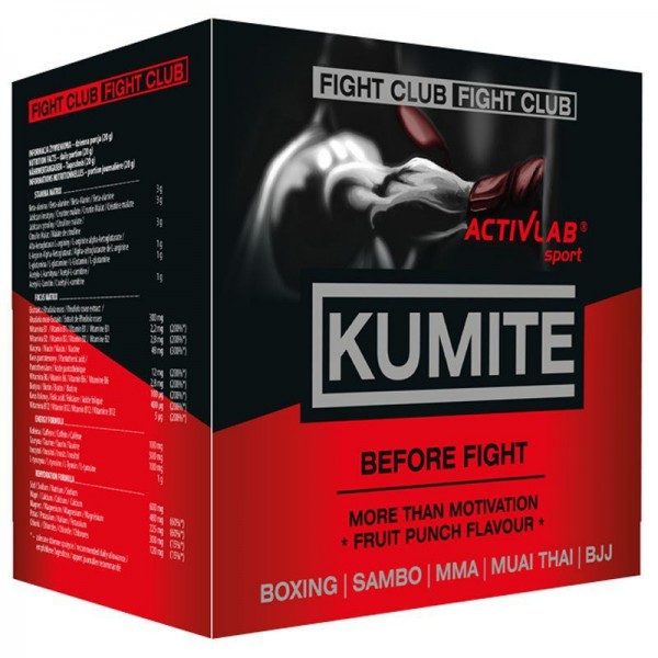 Fight Club KUMITE ActivLab 20*20g, Комплексный энергетик