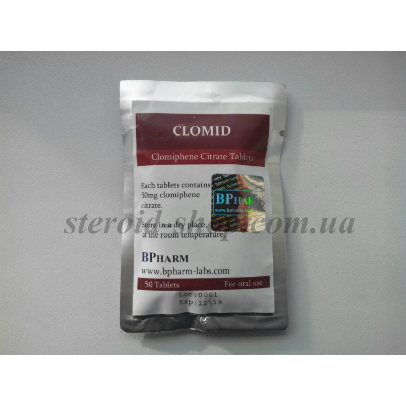 Кломид BPharm 50 tab. Clomid в Интернет магазин анаболических стероидов Steroid-shop.in.ua