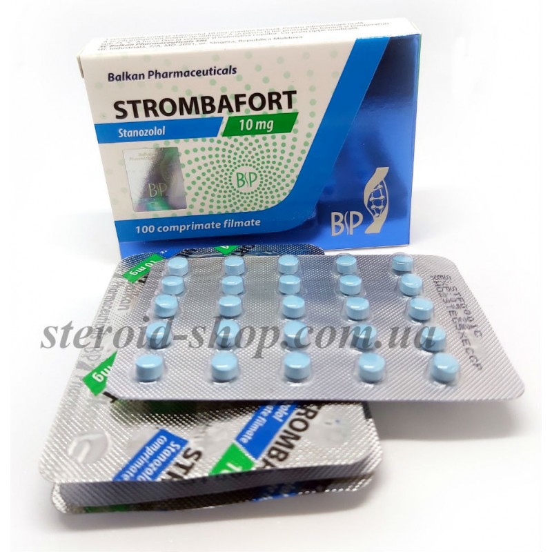 Стромбафорт Balkan Pharmaceuticals 100 tab. Strombafort в Интернет магазин анаболических стероидов Steroid-shop.in.ua