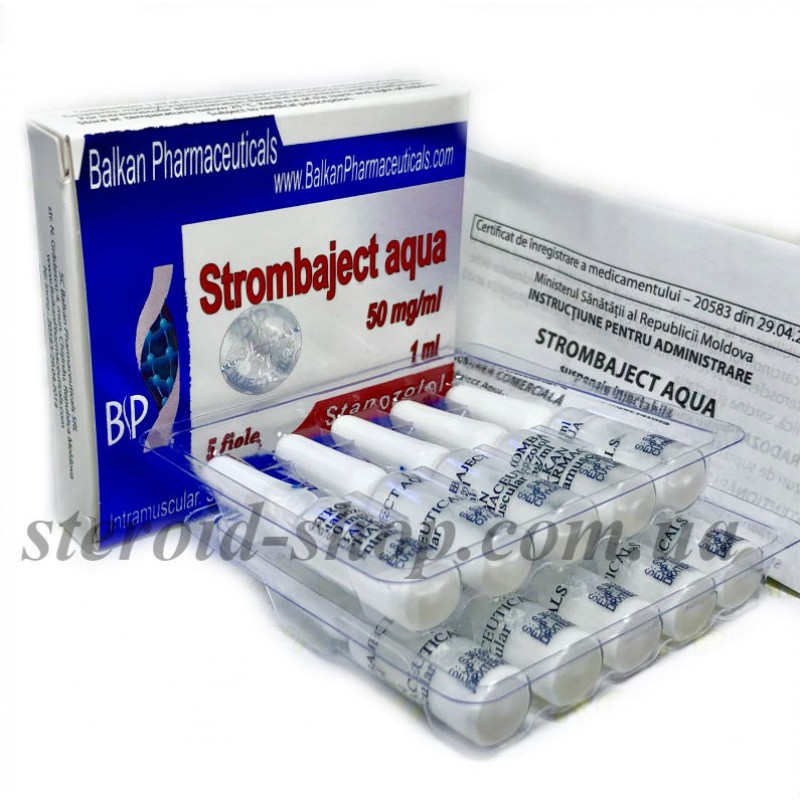 Стромбаджект аква Balkan Pharmaceuticals 10 amp. Strombaject aqua в Интернет магазин анаболических стероидов Steroid-shop.in.ua