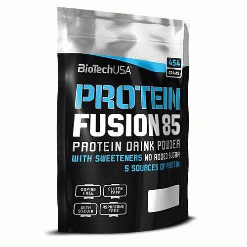 PROTEIN FUSION 85 BioTech 454 g, Комплексный смешанный в Интернет магазин анаболических стероидов Steroid-shop.in.ua