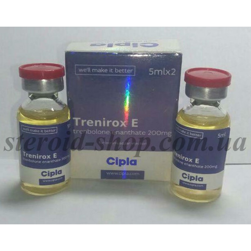 Тренболон Энантат Cipla 5 ml * 2, Trenirox E в Интернет магазин анаболических стероидов Steroid-shop.in.ua