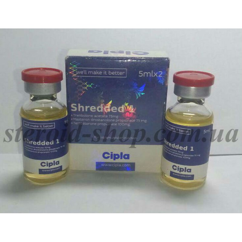 Шреддед 1 Cipla 5 ml * 2, Shredded 1 в Интернет магазин анаболических стероидов Steroid-shop.in.ua