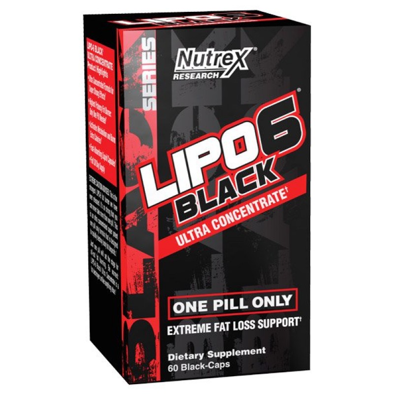 Липо-6 Блэк Ультра Nutrex 60 tab. Lipo-6 Black Ultra Concentrate в Интернет магазин анаболических стероидов Steroid-shop.in.ua