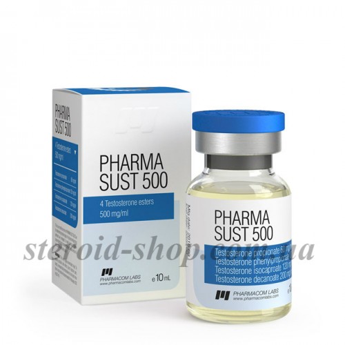 Сустанон 500 Pharmacom Labs 10 ml, Pharmasust 500 в Интернет магазин анаболических стероидов Steroid-shop.in.ua