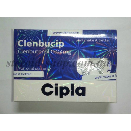 Кленбутерол Cipla 100 tab. Clenbucip в Интернет магазин анаболических стероидов Steroid-shop.in.ua