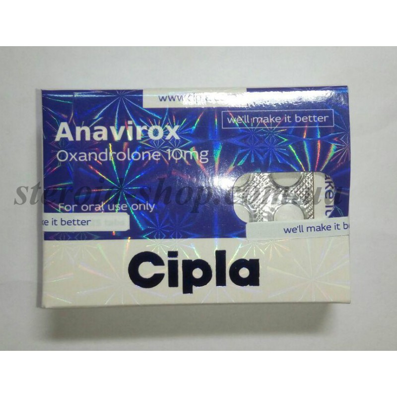 Оксандролон Cipla 20 tab. Anavirox 10 mg в Интернет магазин анаболических стероидов Steroid-shop.in.ua
