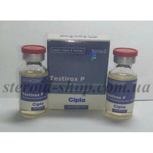 Тестостерон Пропионат Cipla 5 ml * 2, Testirox P в Интернет магазин анаболических стероидов Steroid-shop.in.ua