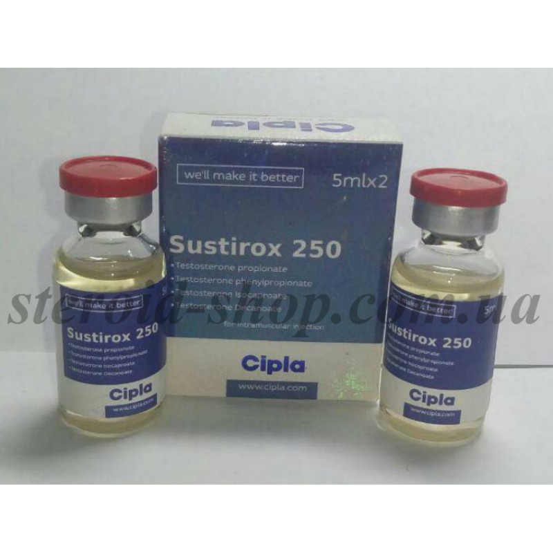 Сустанон Cipla 5 ml * 2, Sustirox 250 в Интернет магазин анаболических стероидов Steroid-shop.in.ua