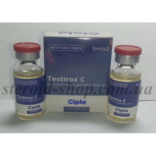 Тестостерон Ципионат Cipla 5 ml * 2, Testirox C в Интернет магазин анаболических стероидов Steroid-shop.in.ua