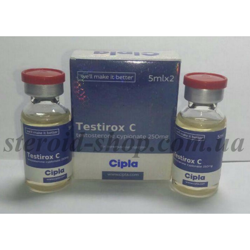 Тестостерон Ципионат Cipla 5 ml * 2, Testirox C в Интернет магазин анаболических стероидов Steroid-shop.in.ua