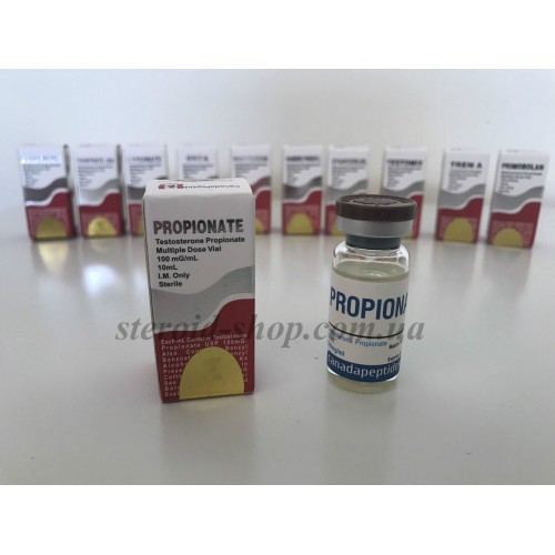 Тестостерон Пропионат Canada Peptides 10 ml, Propionate в Интернет магазин анаболических стероидов Steroid-shop.in.ua