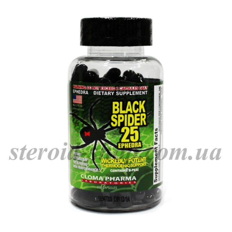 Чёрная Вдова Cloma Pharma 100 tab. Black Spider в Интернет магазин анаболических стероидов Steroid-shop.in.ua