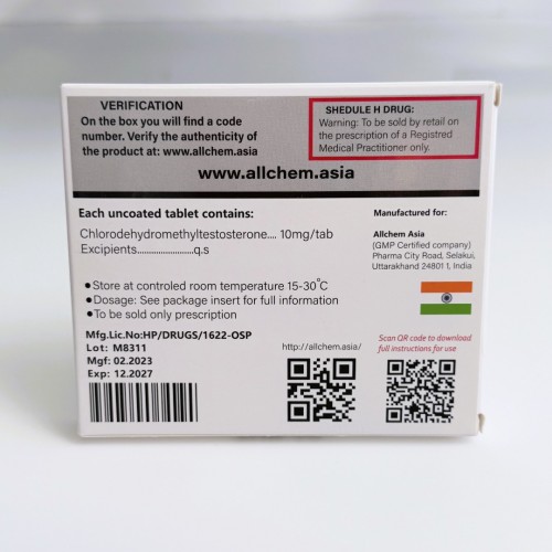 Туринабол All Chem Asia 100 tab. TUR-10