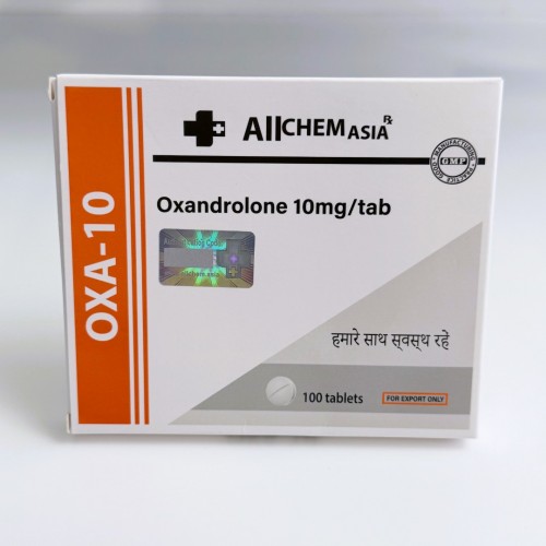 Оксандролон All Chem Asia 100 tab. OXA-10 в Интернет магазин анаболических стероидов Steroid-shop.in.ua