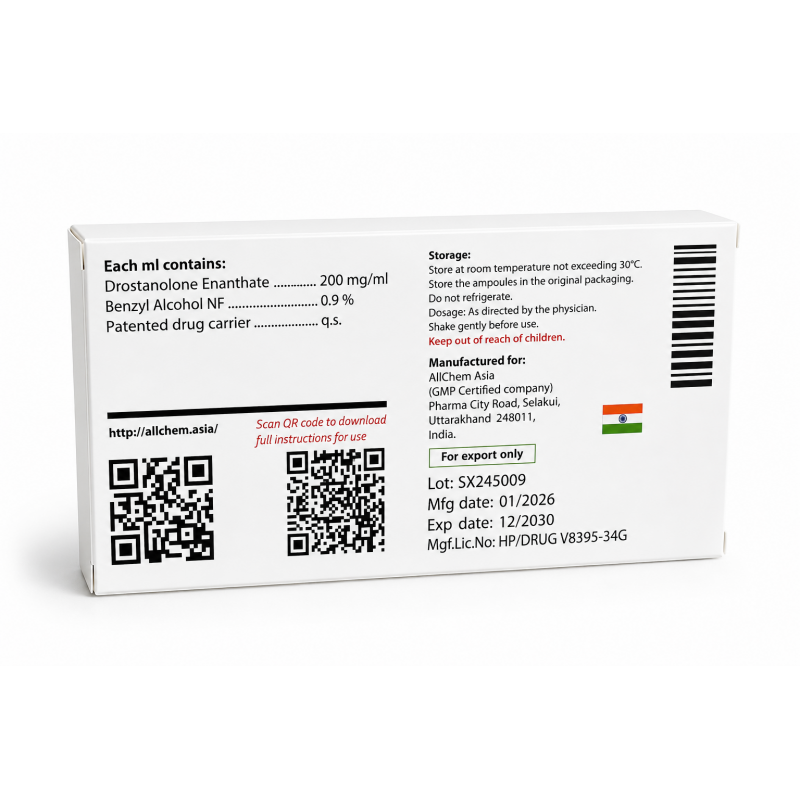 Мастерон Энантат All Chem Asia 1 ml, MAST 200 mg