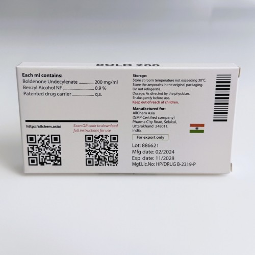 Болденон All Chem Asia 1 ml, BOLD 200