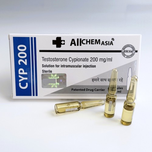 Тестостерон Ципионат All Chem Asia 1 ml, CYP 200 в Интернет магазин анаболических стероидов Steroid-shop.in.ua