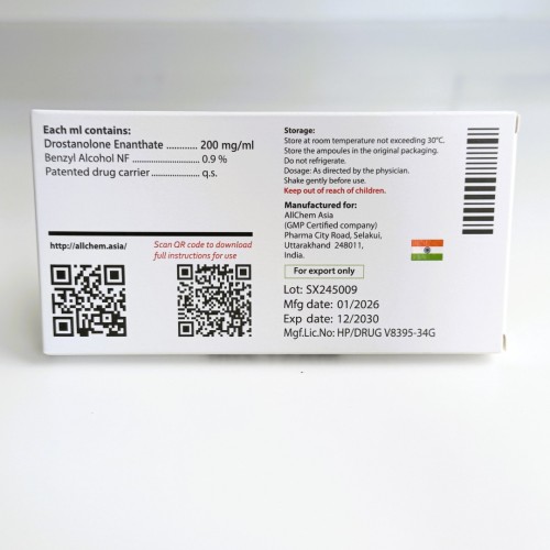 Мастерон Энантат All Chem Asia 1 ml, MAST 200