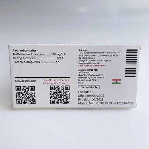 Примоболан All Chem Asia 1 ml, PRIMO 100