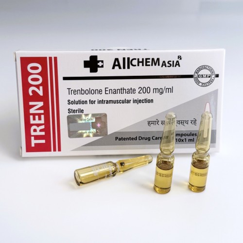 Тренболон Энантат All Chem Asia 1 ml, TREN 200 в Интернет магазин анаболических стероидов Steroid-shop.in.ua