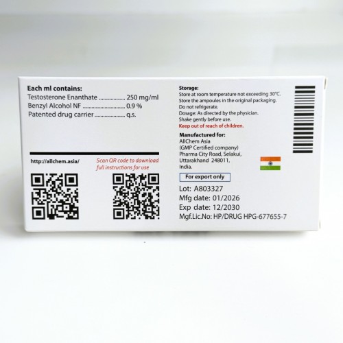 Тестостерон Энантат All Chem Asia 1 ml, TEST 250