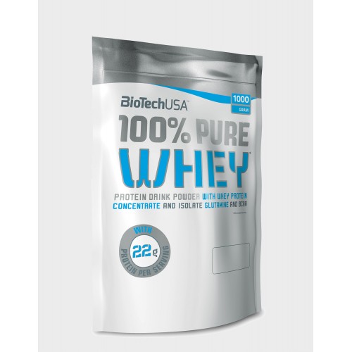 100% Pure WHEY BioTech 1000 g, Сывороточный смешанный в Интернет магазин анаболических стероидов Steroid-shop.in.ua