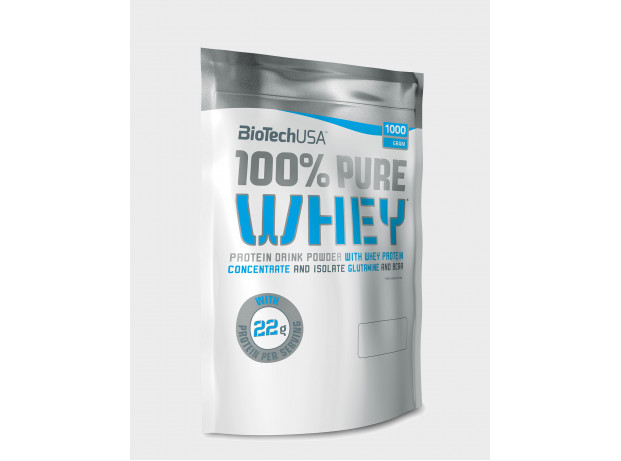 100% Pure WHEY BioTech 1000 g, Сывороточный смешанный