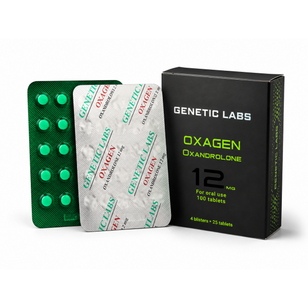 Оксандролон Genetic Labs 100 tab. OXAGEN 12 mg