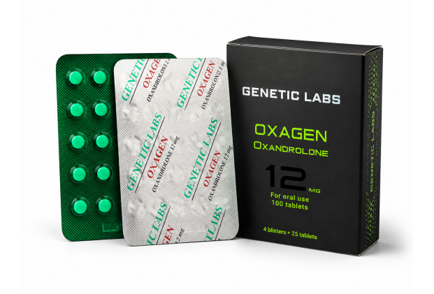 Оксандролон Genetic Labs 100 tab. OXAGEN 12 mg