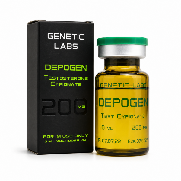 Тестостерон Ципионат Genetic Labs 10 ml, DEPOGEN 200 mg