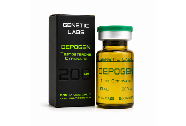 Тестостерон Ципионат Genetic Labs 10 ml, DEPOGEN 200 mg