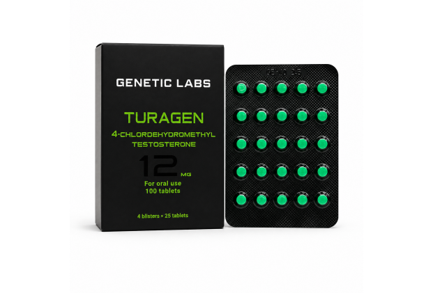 Туринабол Genetic Labs 100 tab. TURAGEN 12 mg