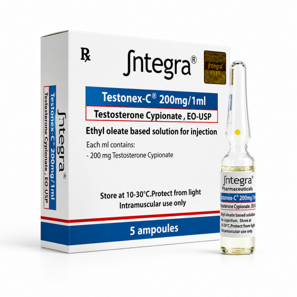 Тестостерон Ципионат Integra 1 ml, Testonex-C 200 mg