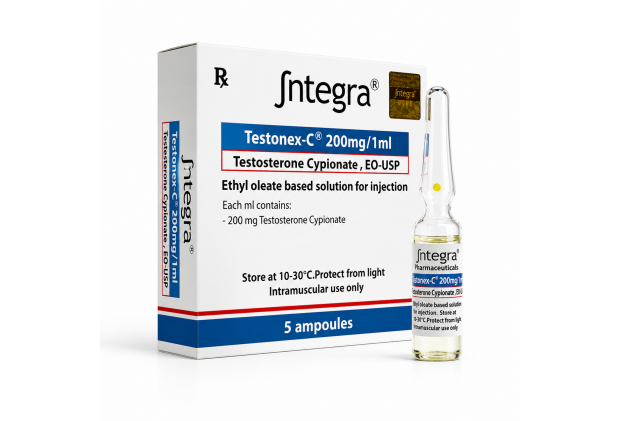 Тестостерон Ципионат Integra 1 ml, Testonex-C 200 mg