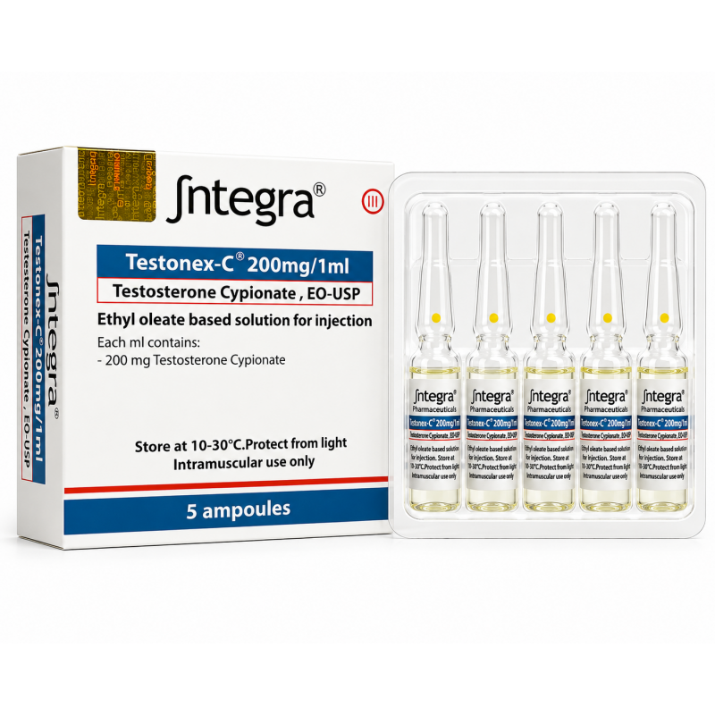 Тестостерон Ципионат Integra 1 ml, Testonex-C 200 mg