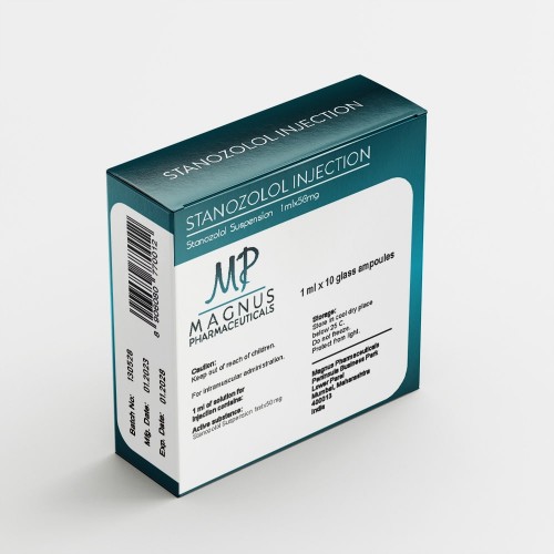 Станозолол инъекции [суспензия] Magnus Pharmaceuticals 10 amp., Stanozolol Injection 1 ml*50 mg в Интернет магазин анаболических стероидов Steroid-shop.in.ua