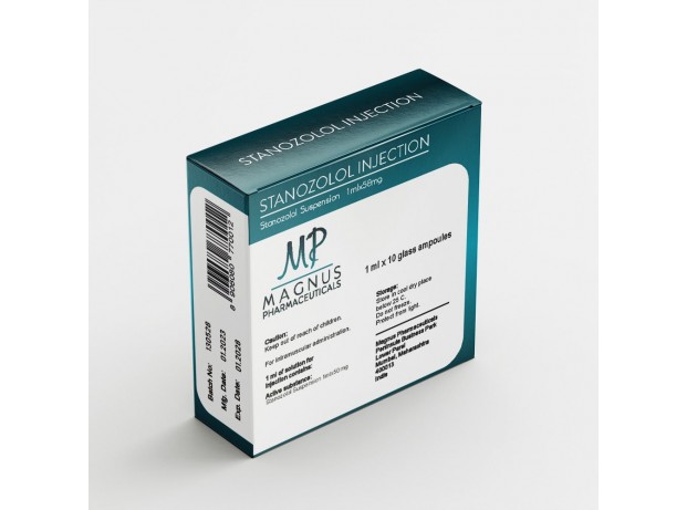 Станозолол инъекции [суспензия] Magnus Pharmaceuticals 10 amp., Stanozolol Injection 1 ml*50 mg