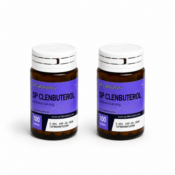 Кленбутерол SP Laboratories 100 tab. Clenbuterol 40 mcg